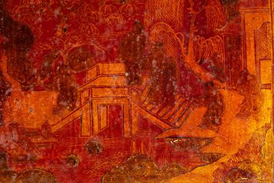 Chinese Square Incense Tray