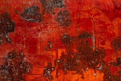 Chinese Square Incense Tray