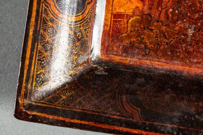 Chinese Square Incense Tray