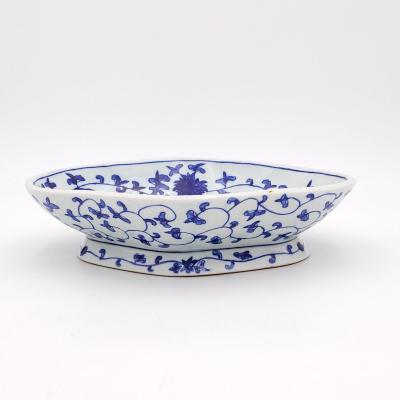 Chinese Style Narcissus Bulb Bowl Probably a European Copy circa 1900