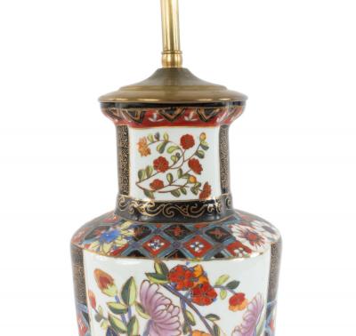 Chinese Style Porcelain Imari Table Lamp