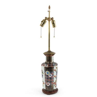 Chinese Style Porcelain Imari Table Lamp