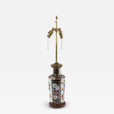 Chinese Style Porcelain Imari Table Lamp