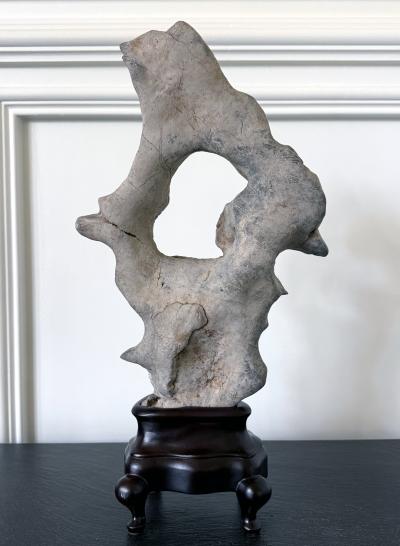 Chinese Taihu Scholar Stone on Display Stand