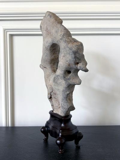 Chinese Taihu Scholar Stone on Display Stand