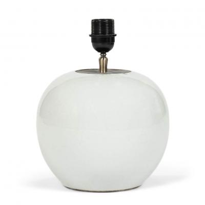 Chinese White Ginger Jar Lamp
