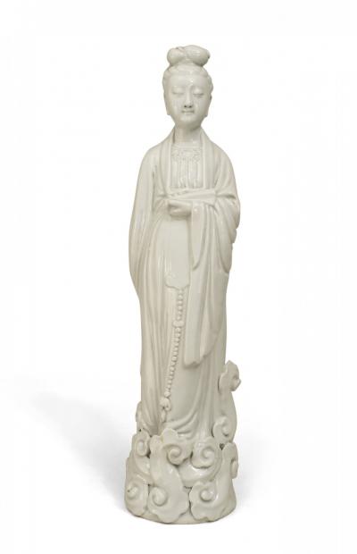 Chinese White Porcelain Woman