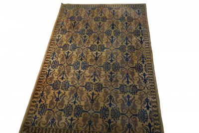 Chinese Yellow and Blue Carpet