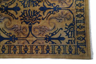Chinese Yellow and Blue Carpet