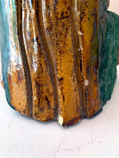 Chinese ceramic Glazed Guardian Ming Dynasty