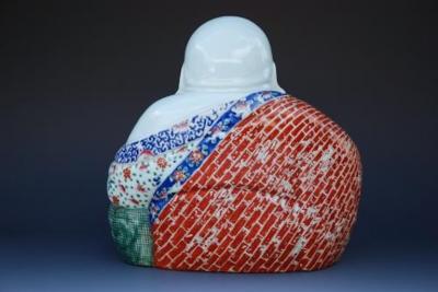 Chinese early 20thc porcelain budha