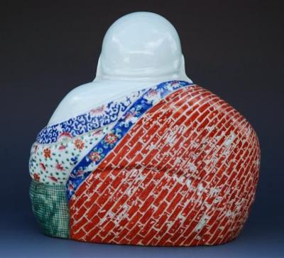 Chinese early 20thc porcelain budha