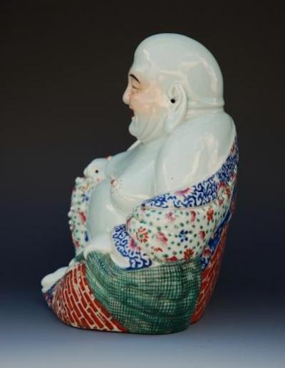 Chinese early 20thc porcelain budha