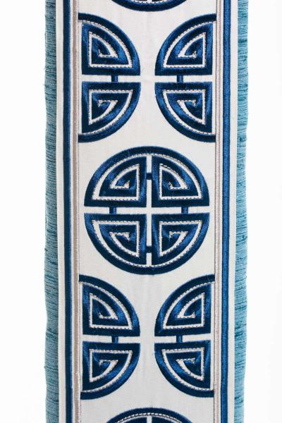 Chinoiserie Blue and White High Back Chair from the Miami Viceroy