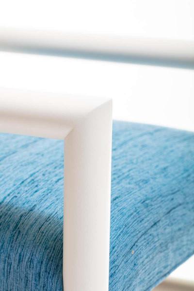 Chinoiserie Blue and White High Back Chair from the Miami Viceroy