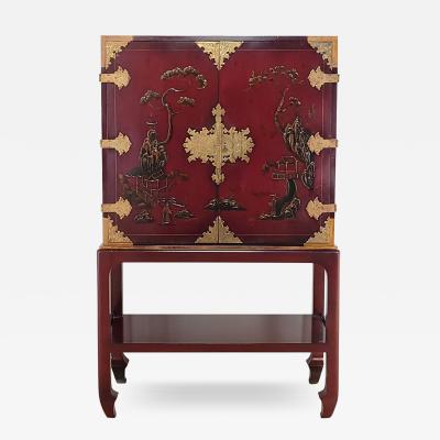 Chinoiserie Cabinet U S A circa 1960