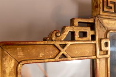 Chinoiserie Gilt Wood Mirror