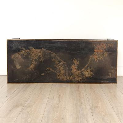 Chinoiserie Lacquered Coffee Table France circa 1960