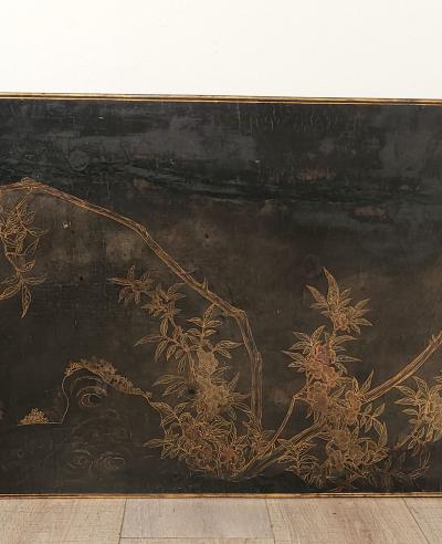 Chinoiserie Lacquered Coffee Table France circa 1960