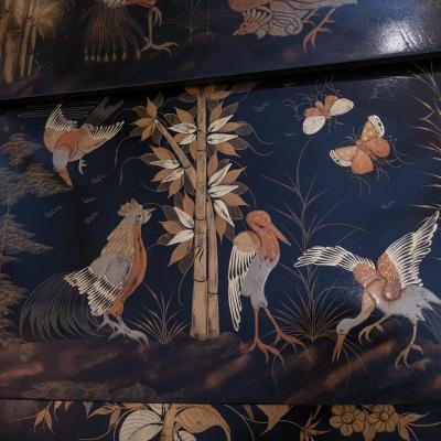 Chinoiserie Lacquered Nesting Tables