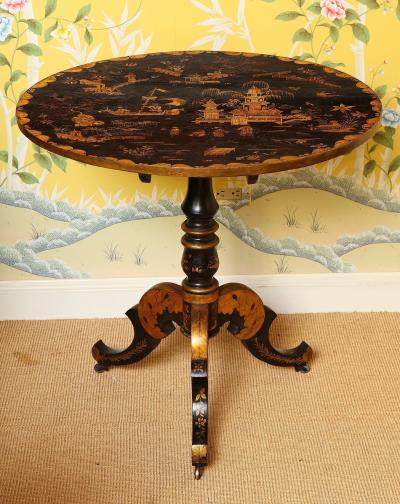 Chinoiserie Tilt Top Table