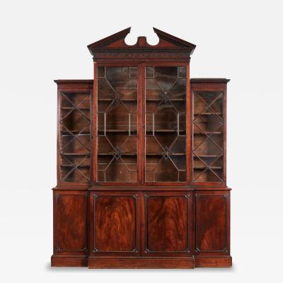 Chippendale Breakfront Bookcase