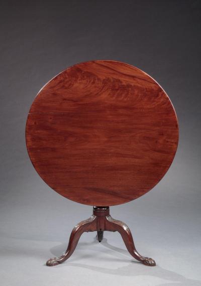Chippendale Carved Tilt Top Tea Table