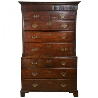 Chippendale Chest on Chest