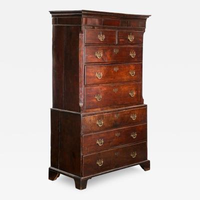 Chippendale Chest on Chest