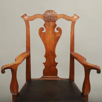 Chippendale Open Armchair