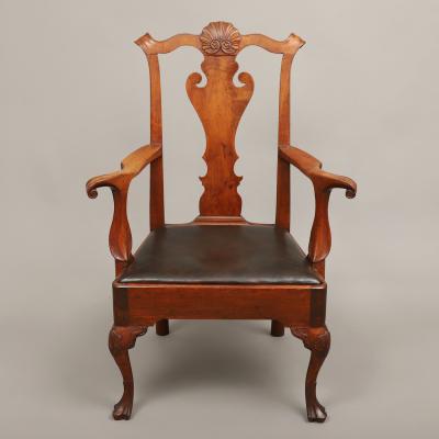 Chippendale Open Armchair