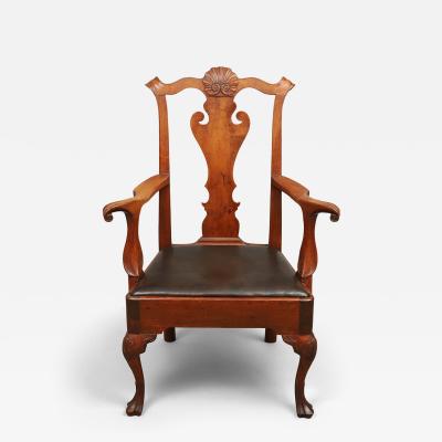 Chippendale Open Armchair