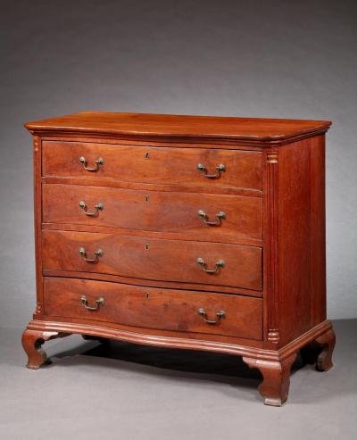 Chippendale Serpentine Front Chest of Drawers