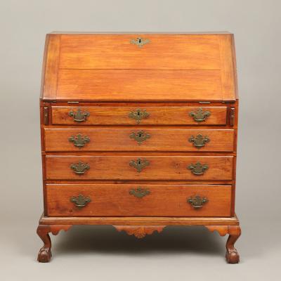 Chippendale Slant Top Desk