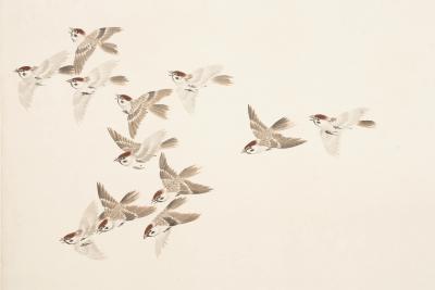 Chogetsu Thousand Birds 1920s 30s