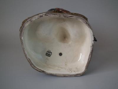 Choisy le Roi Majolica Rooster Cockerel Vase by Louis Carrier Belleuse