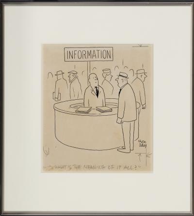 Chon Chauncey Addison Day What is the Meaning of it All New Yorker Cartoon