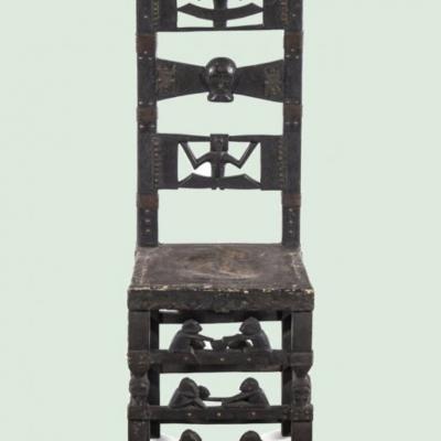 Chowke Wood Chiefs Throne Chair