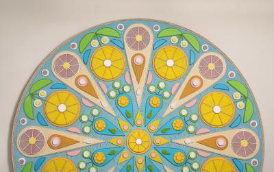 Chris Bogia Mandala Confectionary Sun Relief Wall Panel by Chris Bogia