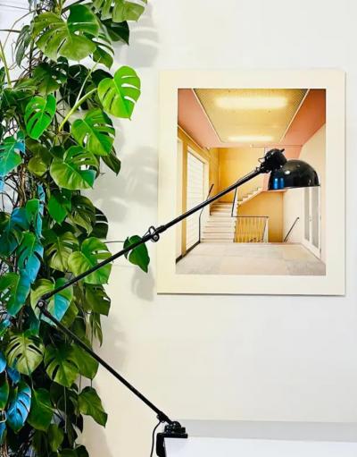 Christian Dell Christian Dell Bauhaus Industrial Table Clamp Wall Lamp Koranda Austria 1930s