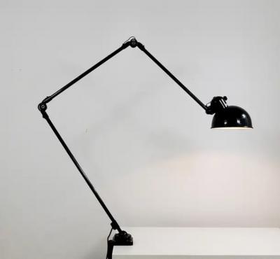 Christian Dell Christian Dell Bauhaus Industrial Table Clamp Wall Lamp Koranda Austria 1930s
