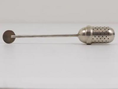 Christian Dell Christian Dell Bauhaus Silver Plated Tea Ball Diffuser Weimar Germany 1920s
