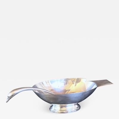 Christian Fjerdingstad Gallia for Christofle Sauciere Silver Plated Gravy Boat Christian Fjerdingstad