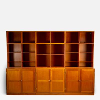 Christian Hvidt Modular Teak Bookshelves By Christian Hvidt for S borg M bler Denmark 1960s