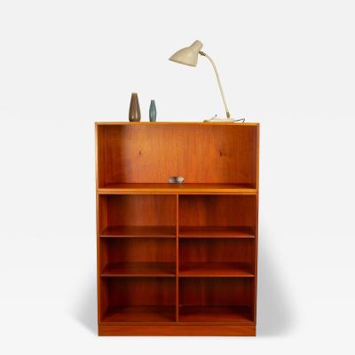Christian Hvidt Two Piece Teak Bookshelf by Christian Hvidt for S borg M bler Denmark 1960s