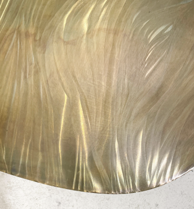 Christian Krekels Mid Century Brass Coffee Table by Christian Krekels Belgium 1970s