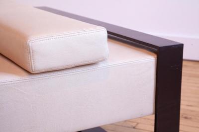 Christian Liaigre A Timeless Padd Leather Daybed Crafted by Christian Liaigre 