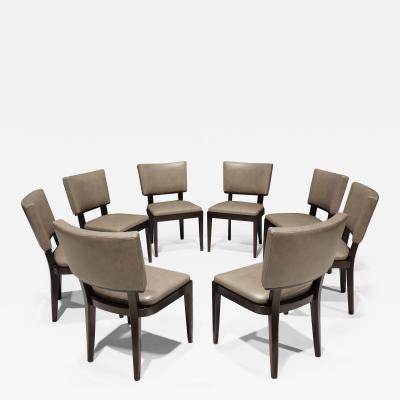 Christian Liaigre Christian Liaigre Harry Dining Chairs in Spinnybeck Leather Set of 8
