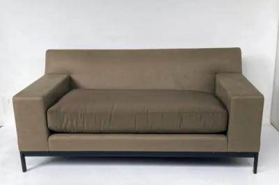 Christian Liaigre Christian Liaigre for Holly Hunt Custom Made Boudha Upholstered Loveseats 2 