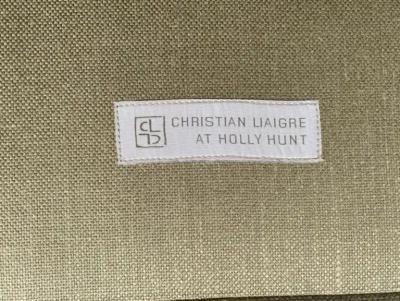 Christian Liaigre Christian Liaigre for Holly Hunt Custom Made Boudha Upholstered Loveseats 2 